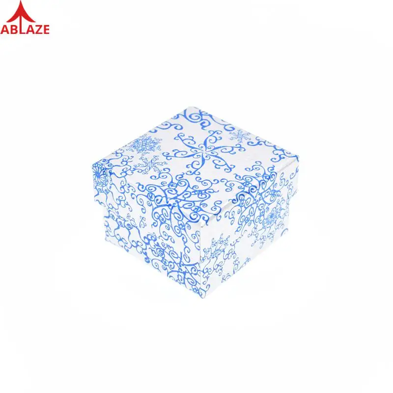 

ABLAZE Top Quality Ring Boxes Paper Gift Box for Rings Jewelry Packaging 5.1*5.1*3.5cm (Just Box)