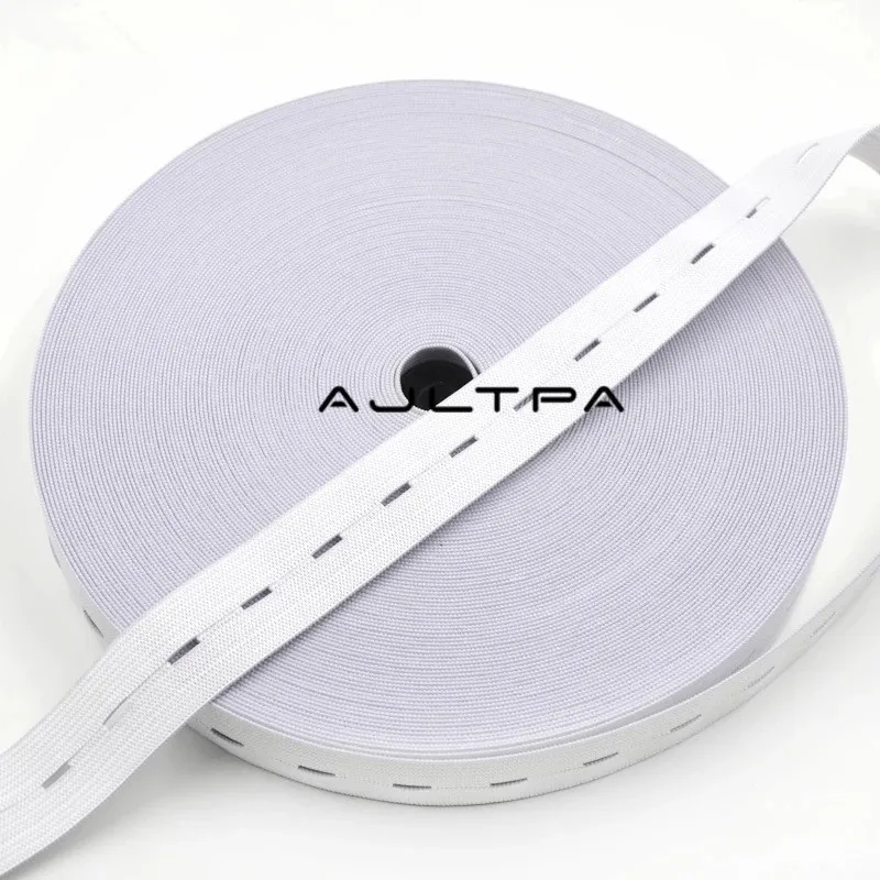 2400 м 1,5/2,0 см ширина регулируемые эластичные ленты для беременных женщин Резиновая лента швейный материал пуговицы аксессуары для одежды H4656 - Цвет: Белый