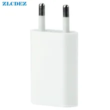 100 шт./лот высокое качество настенное зарядное устройство для Apple IPhone X 8 5 5S 6 6 plus 7 7 plus универсальный ЕС США штекер USB адаптер питания полный 1A