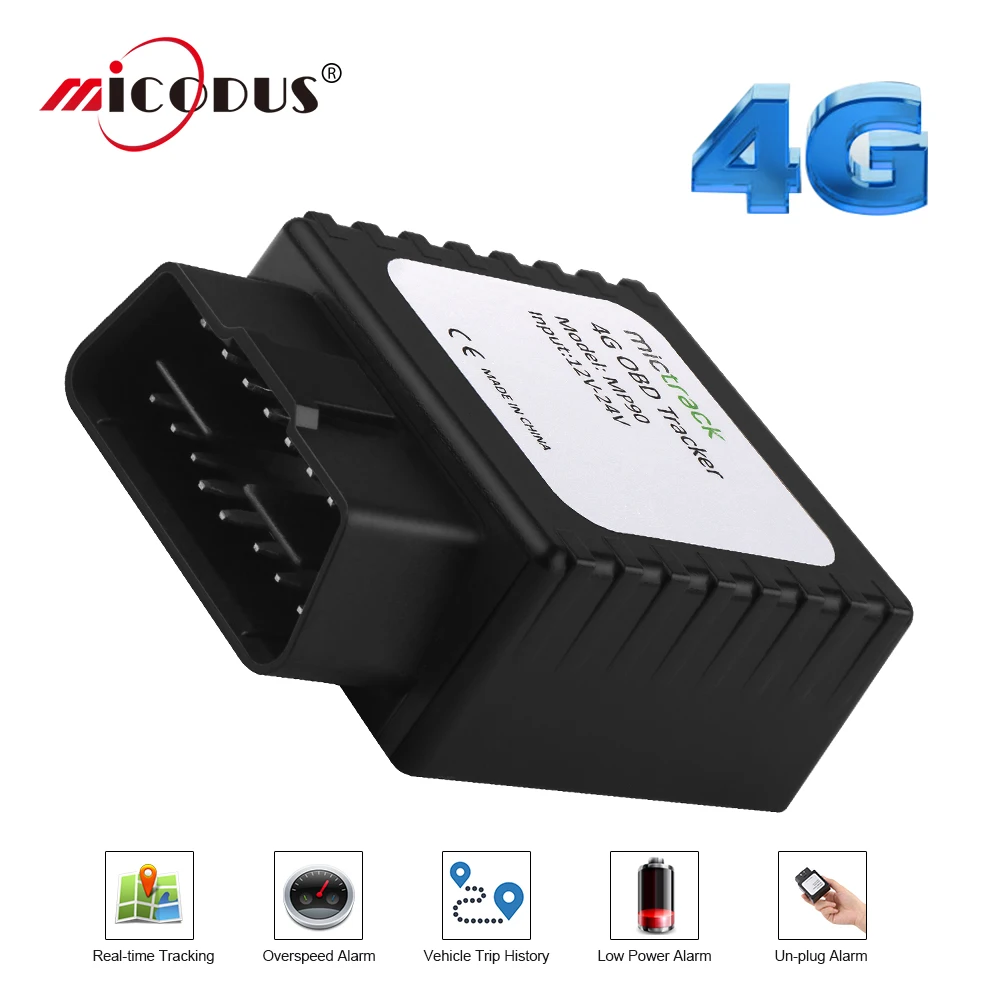 GPS-трекер Автомобильный MP90 OBD II 4G FDD LTE GPS-локатор | Автомобили и мотоциклы