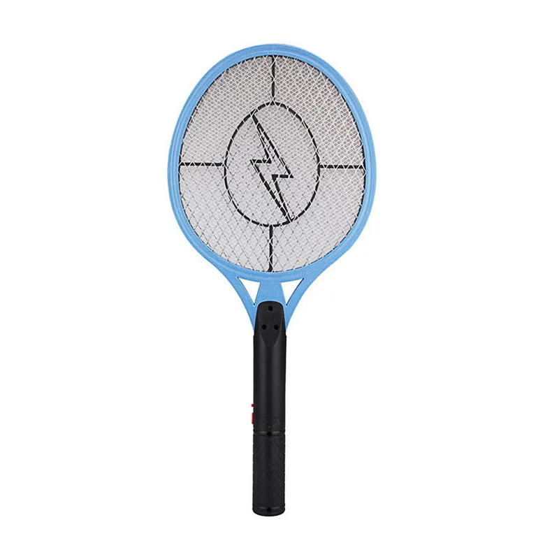 Вилка США/ЕС, заряжаемая домашняя электрическая муха от комаров, мухобойка, безопасный Электрический мухобойка - Цвет: blue