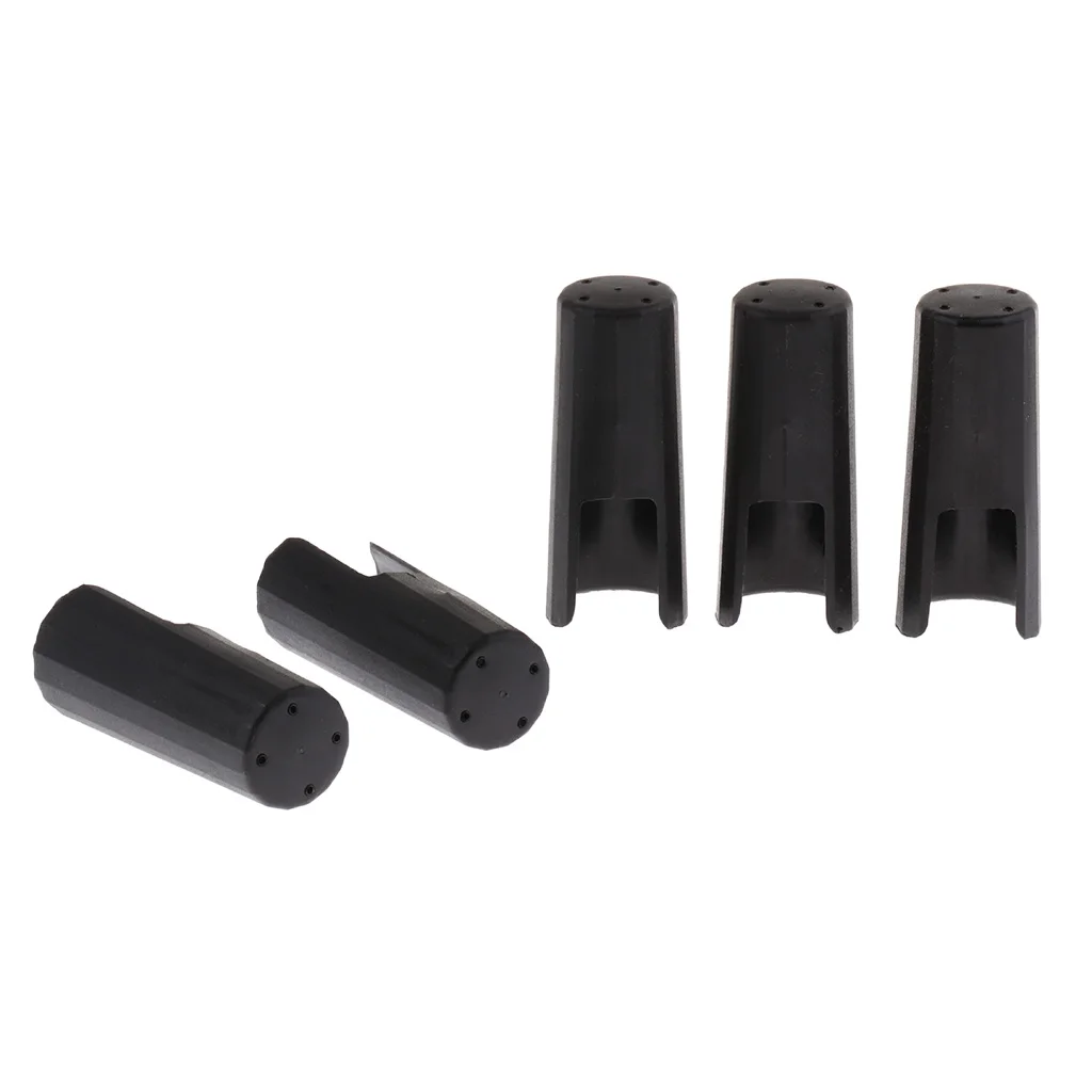 Pack of 10 Saxophone Mouthpiece Caps Buckle Patches Pads Cap for Sax Lovers