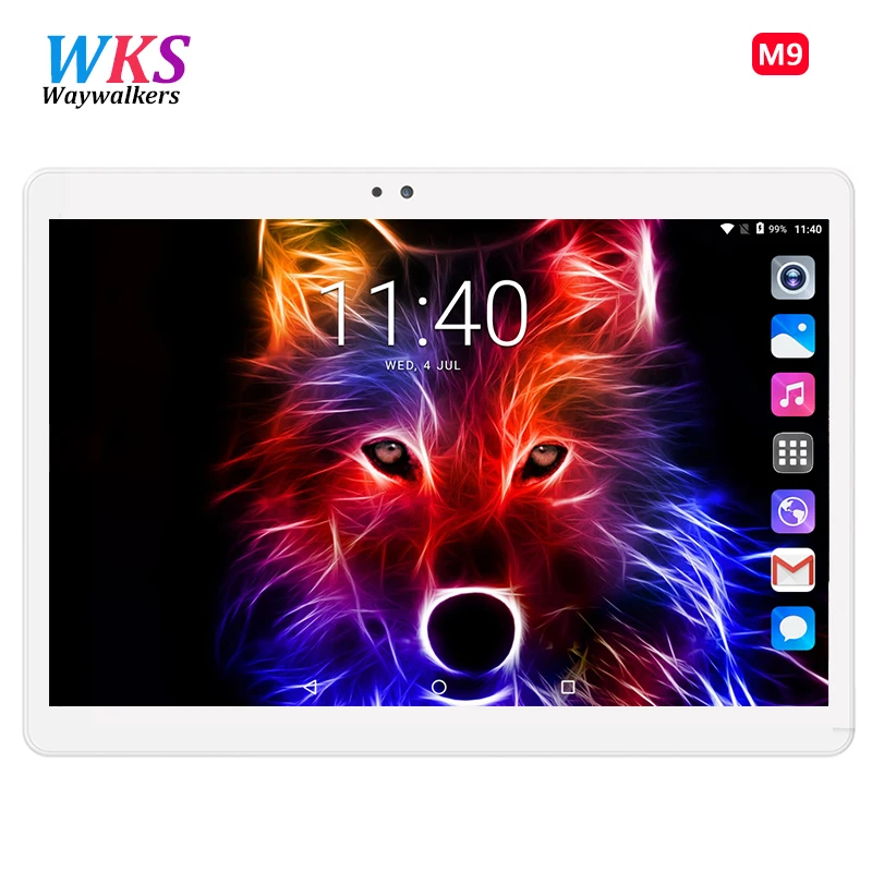 WKS Новые планшетный ПК Octa core 3G PC 4 ГБ Оперативная память 64 32 Встроенная двойной