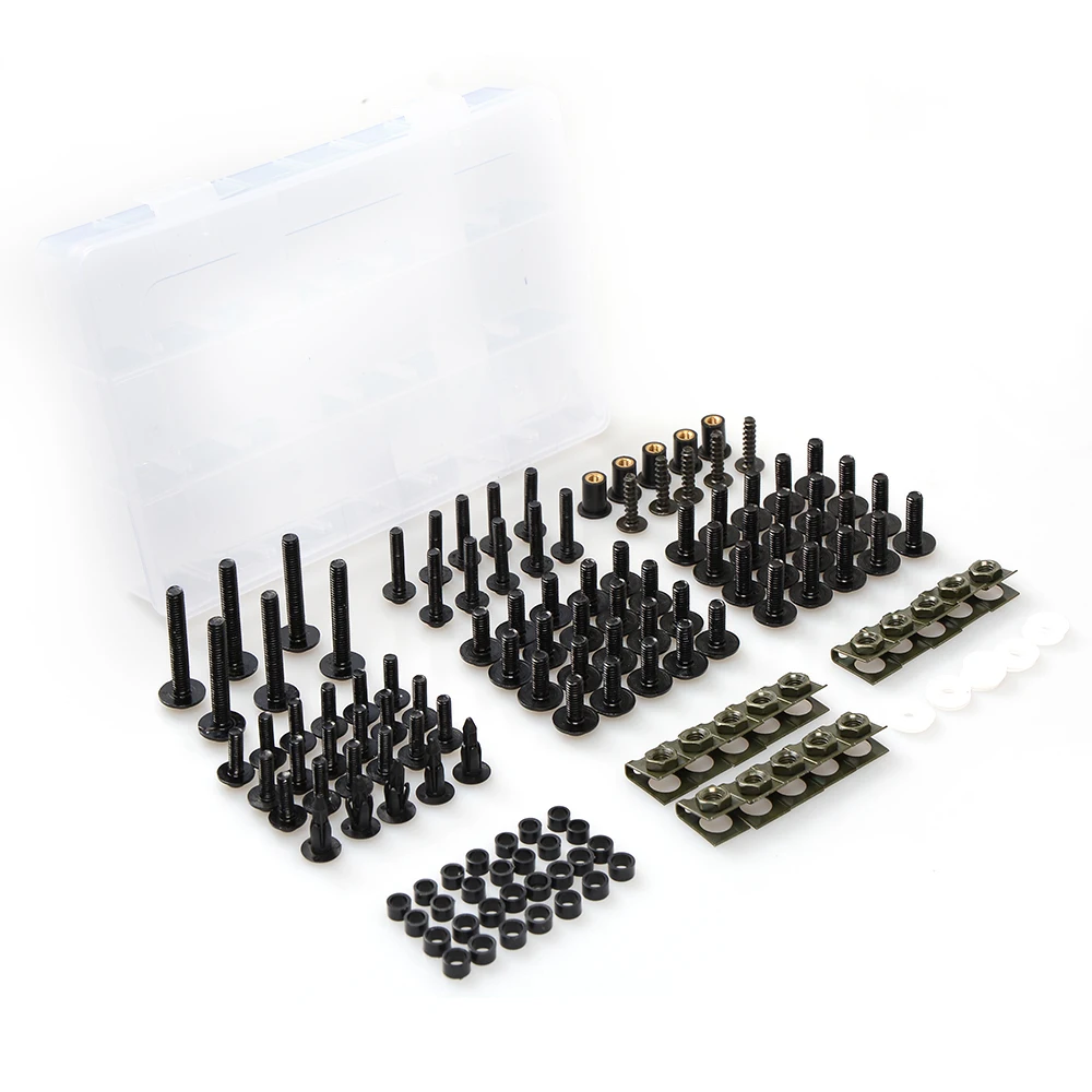 CNC Universal Motorcycle Fairing/windshield Bolts Screws set For Ducati  monster m620  monster m750/m750ie st4 st4s ABS