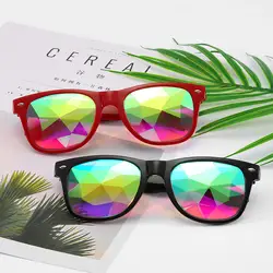 2019 Для женщин солнцезащитные очки-калейдоскопы Rave фестиваль вечерние брендовые дизайнерские солнцезащитные очки дифрагированного