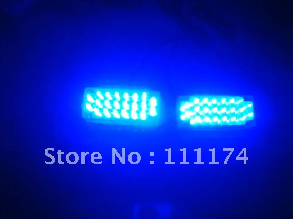 blue emergency grill lights