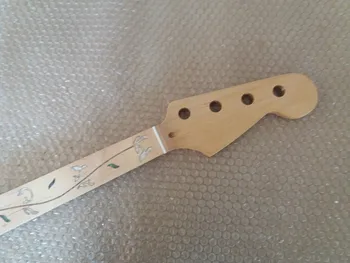 

Fret less Maple 20 Fret Neck For Electric Bass Guitar Neck Parts Replacment