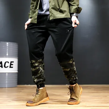 

2019 Autumn Plus Size S-7XL Hip Hop Harem Pants Men Casual Loose Trousers Drawstring Joggers Cotton Pants for Men
