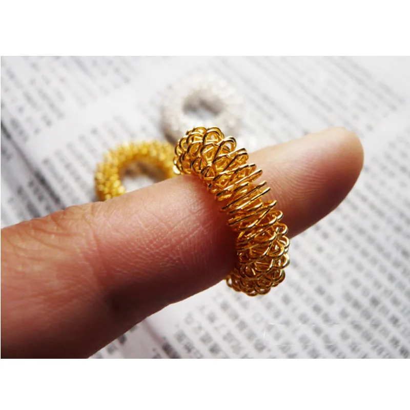 5Pcs Finger Massage Ring Acupuncture Health Care Body Acupressure Massager 5Pcs Finger Massage Ring Acupuncture Health Care Body Acupressure Massager