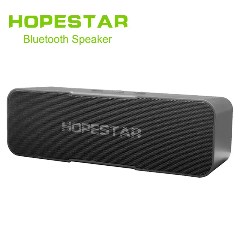 HOPESTAR H13 Bluetooth динамик беспроводной сабвуфер двойной бас стерео Поддержка USB TF AUX FM с зарядным устройством для телефона - Цвет: black without box