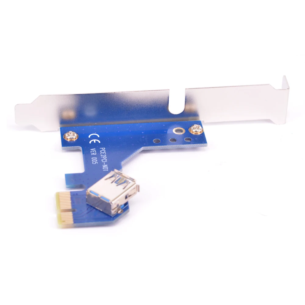  5 teile/los PCIe x1 x4 x8 x16 zu Dual PCI slots adapter pci express zu 2 pci karte