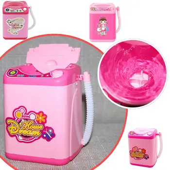 

Mini Simulation Washing Machine Children Kids Home Pretend Educational Play Toy