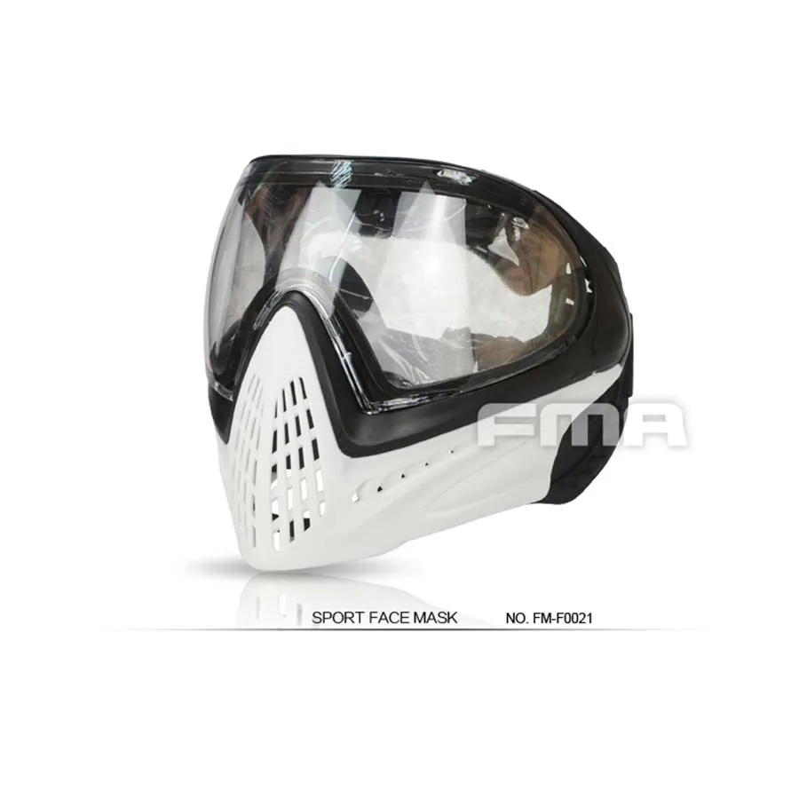 F0019 FMA белая и черная рамка FMA F1 для спорта на открытом воздухе Защитные противотуманные очки/маска для лица
