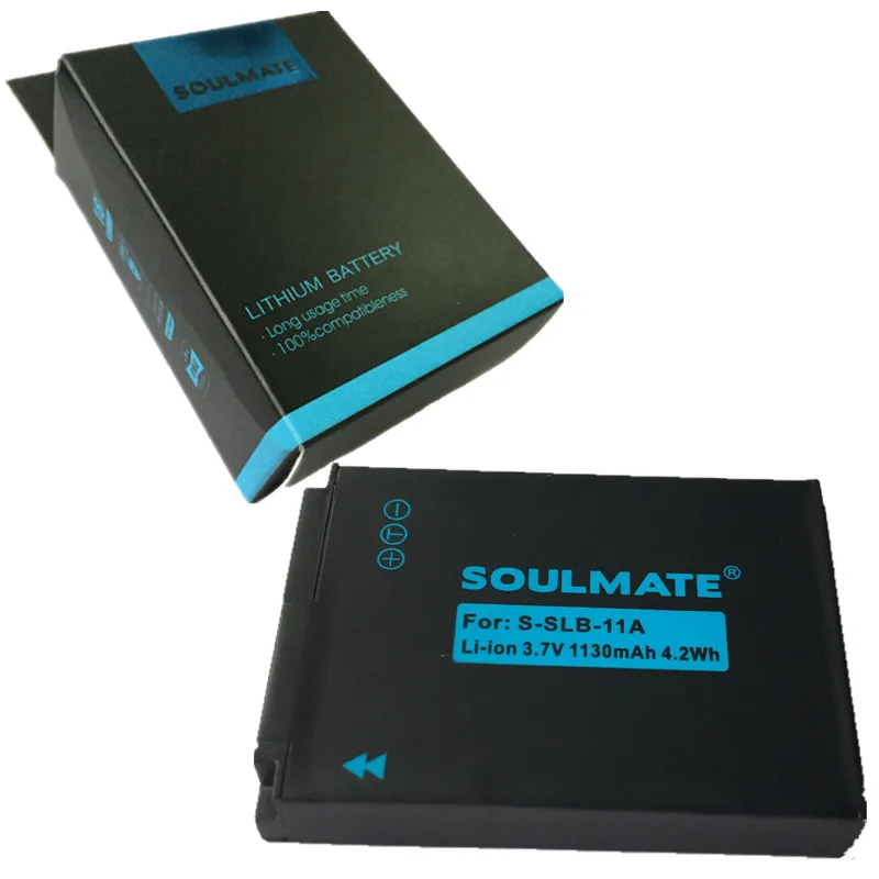 SOULMATE SLB 11A SLB11A литиевые аккумуляторы цифровая камера для SAMSUNG CL65 HZ25W WB1000 TL320 240|slb