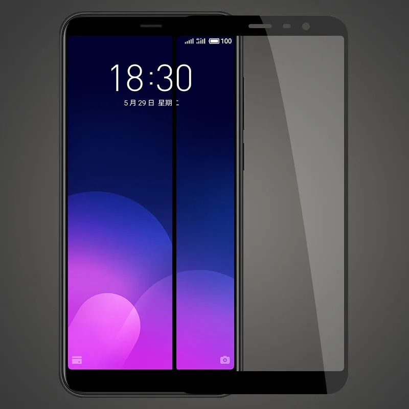 3D закаленное стекло для Meizu M6T полное покрытие 9H защитная пленка взрывозащищенная