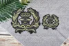 2Pcs/Set Embroidery Motifs Gold Wreath Applique Crown Bee Patches Badge for Bags Clothing Sewing Craft Scrapbooking ► Photo 3/6