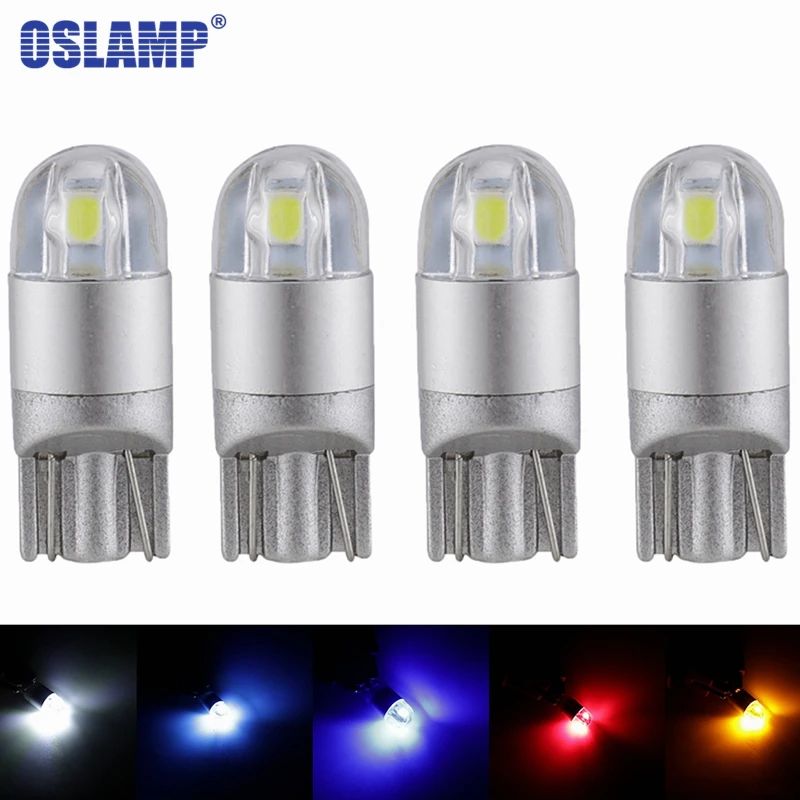 Oslamp 4 шт. T10 W5W 194 светодиодный автомобильный парковочный боковой номерной знак