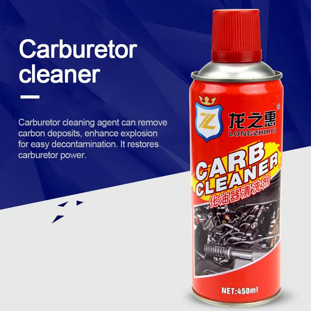 

Carburetor Cleaner for car 450ML Car Carburetor Cleaner Degreasing Carbon Removal Spray without Dismantling