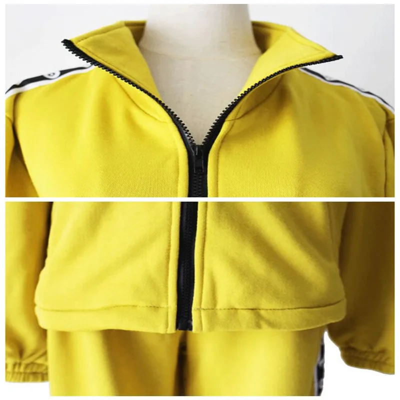  Game PUBG clothes Playerunknown's Battlegrounds Cloth Little yellow coat Cosplay Costume Top Pants 
