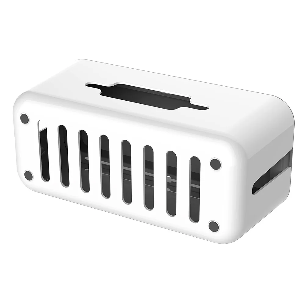 ORICO кабельный менеджер коробка с держателем телефона для силовой ленты коробка адаптер Провод зарядное устройство линия USB сетевой узел кабель коробка для организации ABS