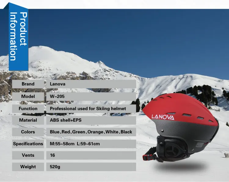 LANOVA бренд Профессиональный лыжный шлем для взрослых Лыжный Спорт Шлем Мужчины катание/скейтборд шлем многоцветные снежные спортивные шлемы
