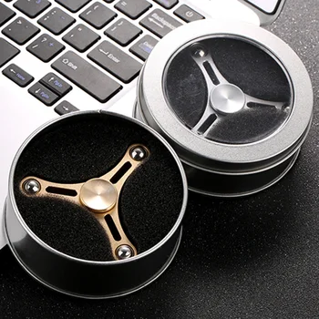 Fidget metal Tri-Spinner Toy Plastic EDC Hand Spinner For Autism and ADHD Anxiety Stress Relief Focus Toys