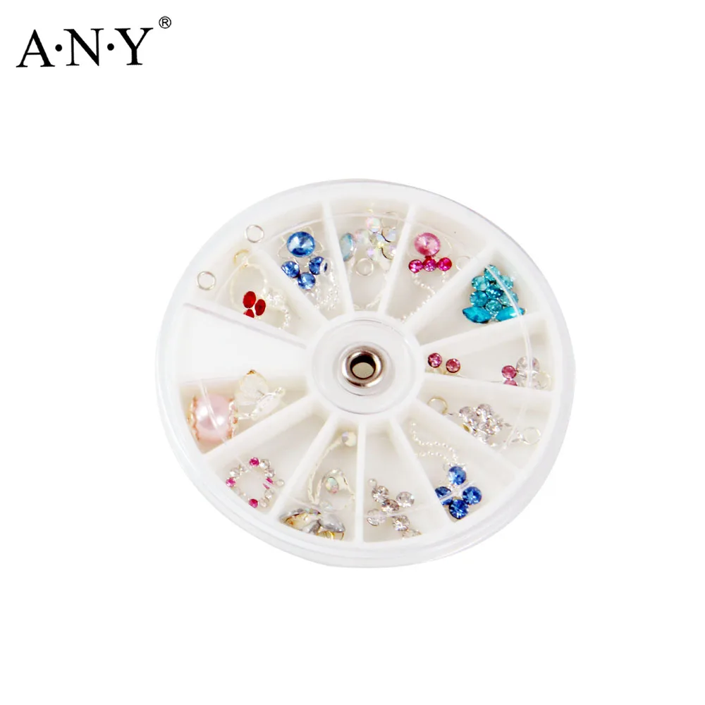 

ANY Acrylic Diamond/Dot/Fruits/Multilateral diamond Shapes Rhinestones Nails Art Accessories Nail Glitter Gems Nail Tips