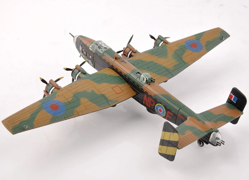 1944 Второй мировой войны Royal Air Force Bomber UK 1/144 Хандли страница Галифакс B. Mk III Истребитель модель для детей коллекция подарок