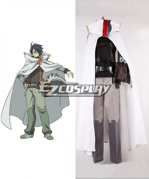Log Horizon Shiroe белый костюм для косплея E001|Костюмы аниме| |