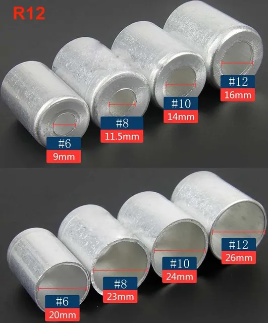 Aluminum Crimp Ferrule for Auto A/C Air Conditioning Standard / Reduced