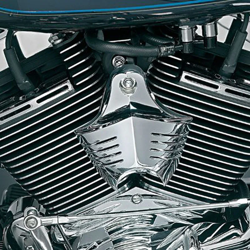 V shield Cowbell цилиндры со склада крышка клаксона для Harley Dyna Sportster Softail Rod Glide Big Twins 92