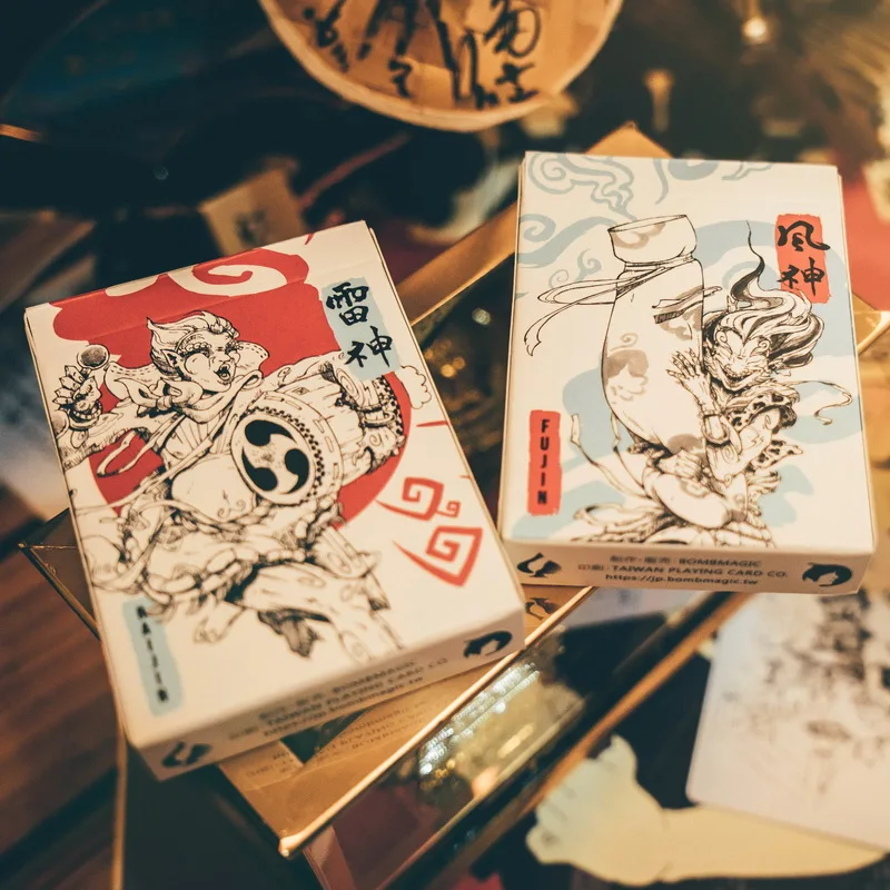 Raijin Or Fujin колода игральных карт от бренда bommagic Новый Запечатанный Волшебный