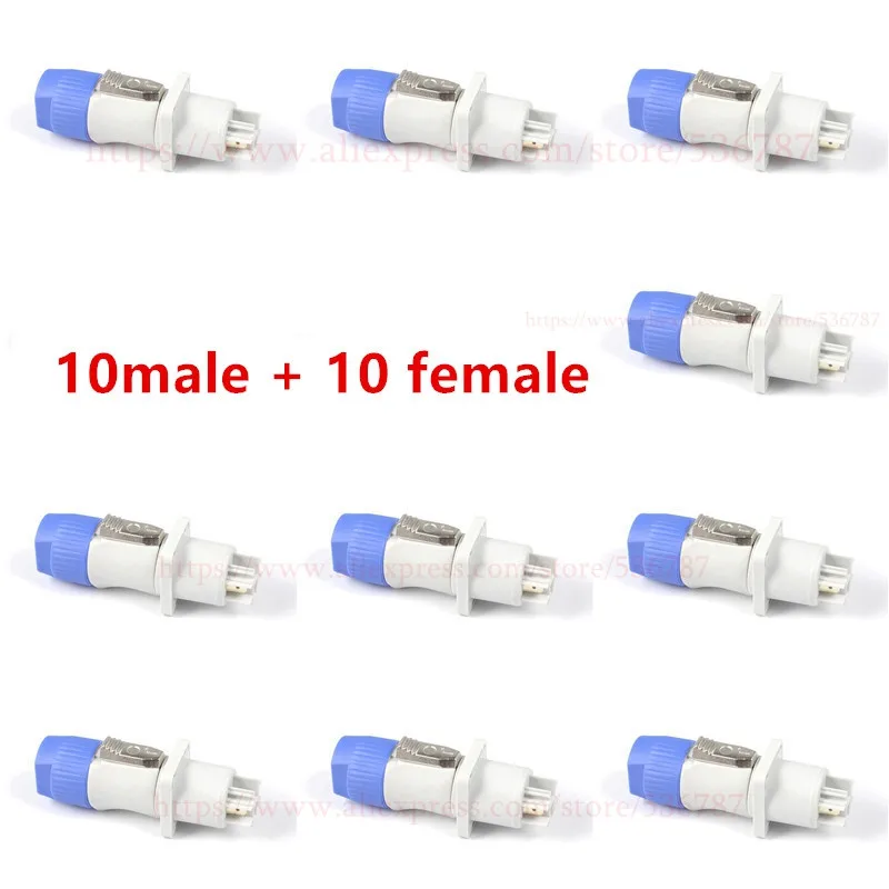 20 шт./лот внешняя Мощность кабеля ProCraft Male Female PC TSC044 AC Gray 20Amp w/ Neutrik Power con|Кабели VGA| |