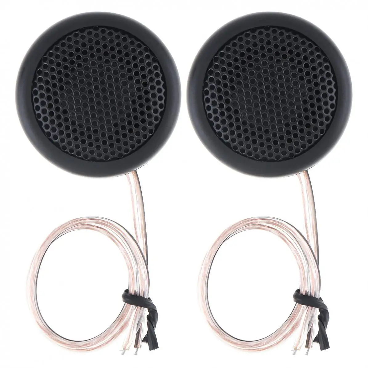 1 Pair 380W High Efficiency Mini Dome Car Tweeter Speakers Auto Horn Audio Music Stereo Speakers for Car Audio System