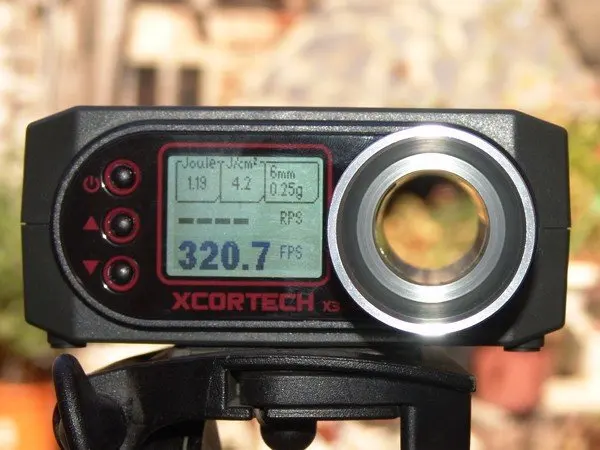 Vitesse E9800-X testeur écran lcd Chronographe FPS haute puissance pour la chasse Chro C4Z6 