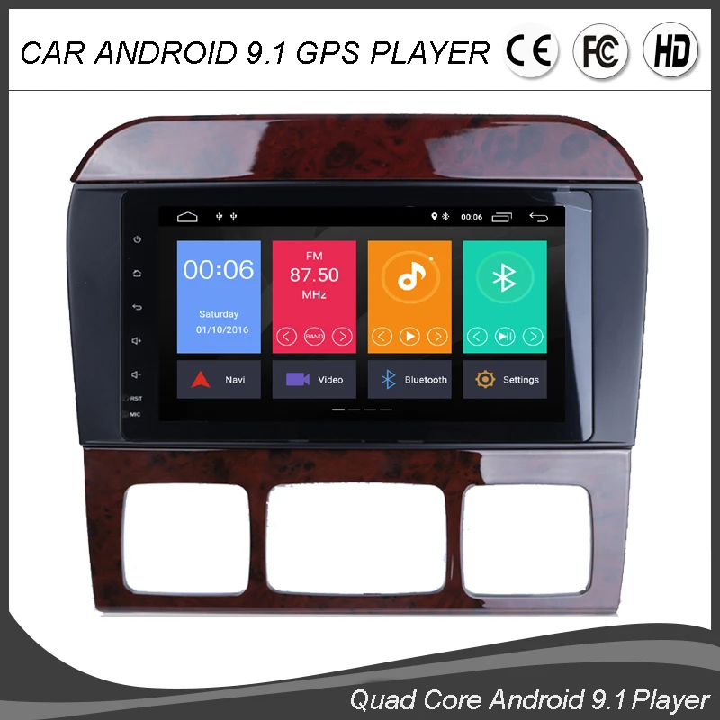 

8''Android 9.0 Quad Core Car GPS Touch Screen For Mercedes Benz S-Class W220 CL-Class W215 Canbus Stereo HeadUnit Mirrorlink BT