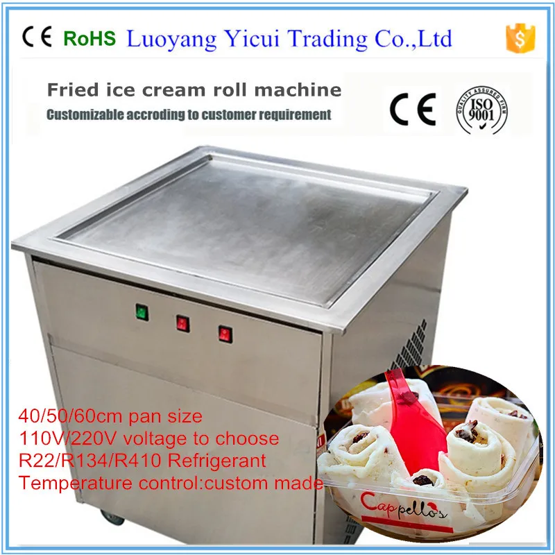 Commercial Thailand Fry Ice Cream Machinery Price