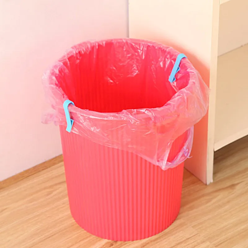 Bag Clips 4pcs useful home organizer clip/Dustbin Clamp/Waste Bin Bag garbage bags non-slip clip,trash can retaining clip