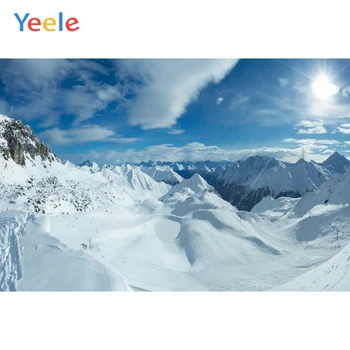 

Yeele Landscape Snow Mount Sky Room Decor Painting Photography Backdrops Personalized Photographic Backgrounds For Photo Studio