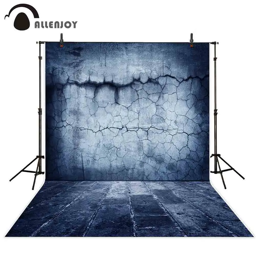 

Allenjoy photography backdrop damaged grunge stone room halloween background photo studio photocall prop printed decor