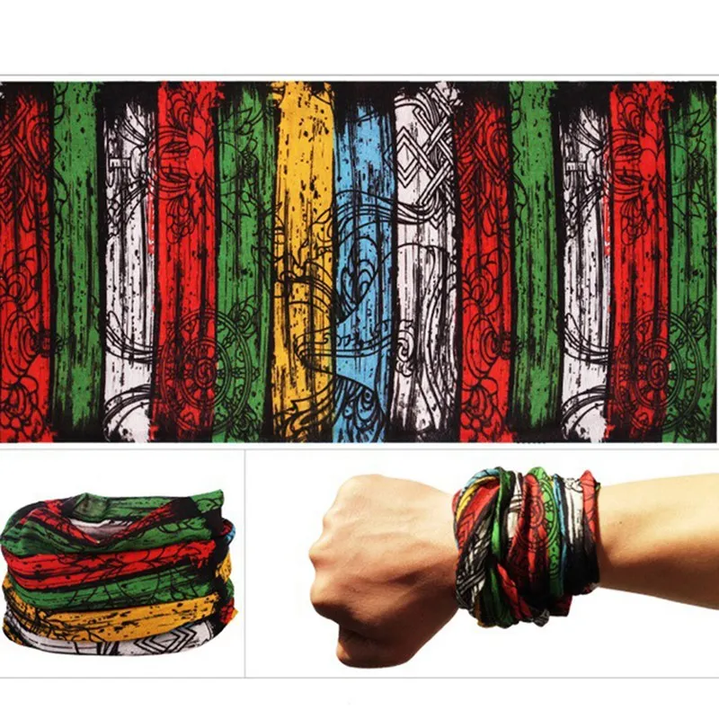 

Turban Hand Band Outdoor Hiking Scarf Sport Headwear Men Women Cycling Headband Mask Reversible Bandanas Motorcycle