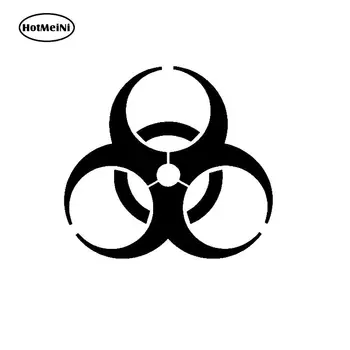 

HotMeiNi Car Sticker Black/Sliver Zombie Outbreak Response Team V1 Sticker Decal Vinyl The Walking Dead Biohazard 13*13cm