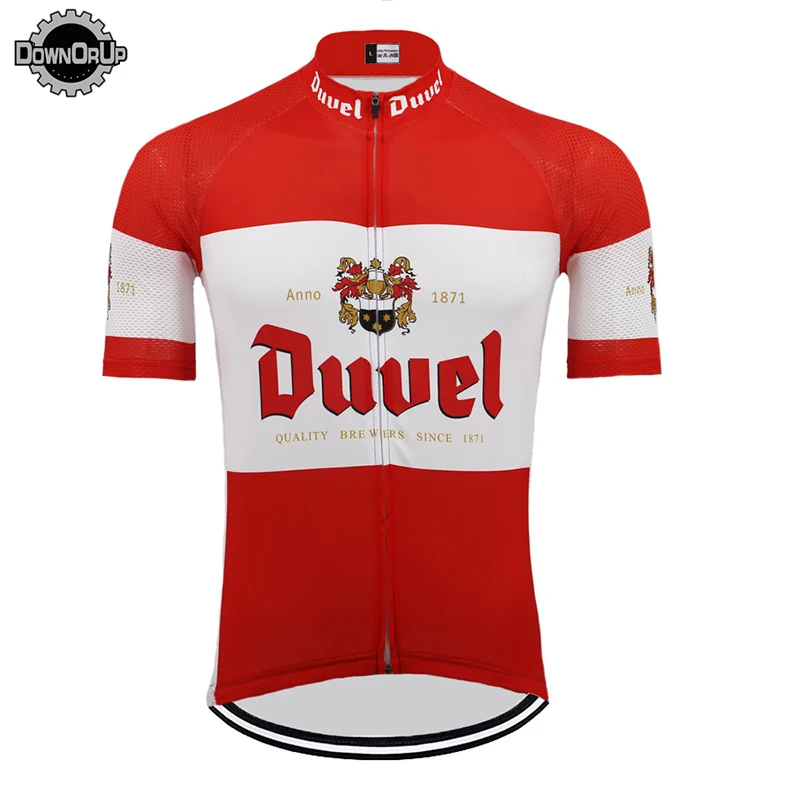 Belgium Beer Classic Cycling Jersey Red/white Men Pro Team Cycling Clothing  Top Quality Bicycle Jersey Mtb 3 Pockets Back Duvel - Cycling Jerseys -  AliExpress