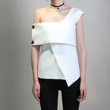 Летние женские футболки без рукавов, женские топы,, черные, сексуальные, с открытыми плечами, одежда, Женская футболка в Корейском стиле