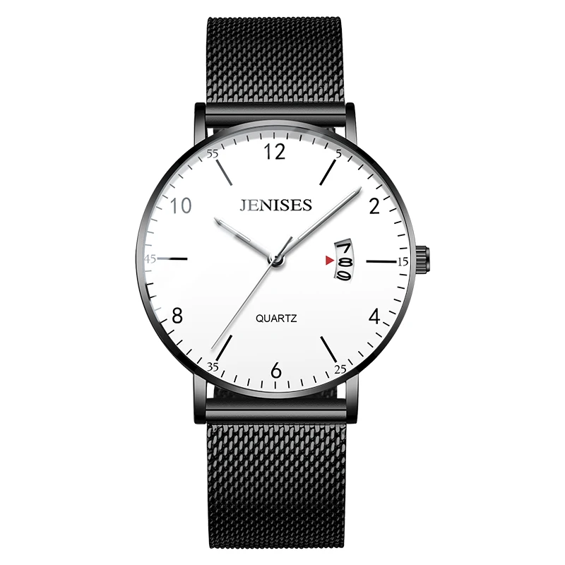 Мужские s часы Топ бренд класса люкс мужские Кварцевые водонепроницаемые часы для мужчин s наручные часы Модные Спортивные Хронограф светящиеся часы - Цвет: G519-WHSH