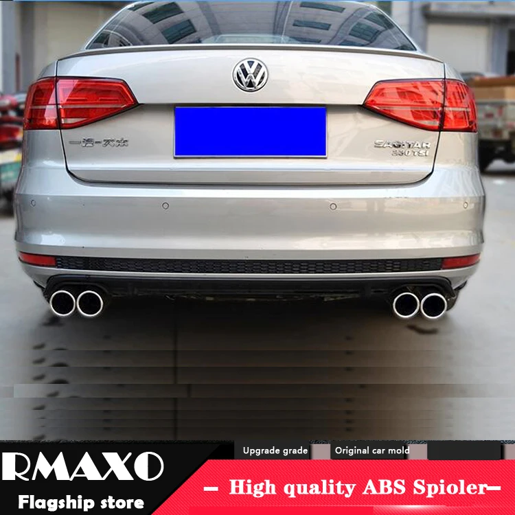 

For Volkswagen J ETTA Bumper Diffuser spoiler 2016-2018 For sagitar ABS Rear lip rear spoiler front Body kit Bumpers Protector