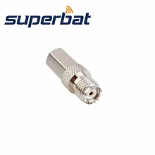 Superbat 5 шт. FME-Mini-СВЧ-переходник FME штекер для Mini-UHF прямой разъем типа "Джек" РЧ коаксиальный разъем