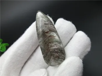 

Rare Natural Green Ghost Mountain Phantom Garden Quartz Pendant Crystal Stones And Minerals Christmas Halloween Lover Gift