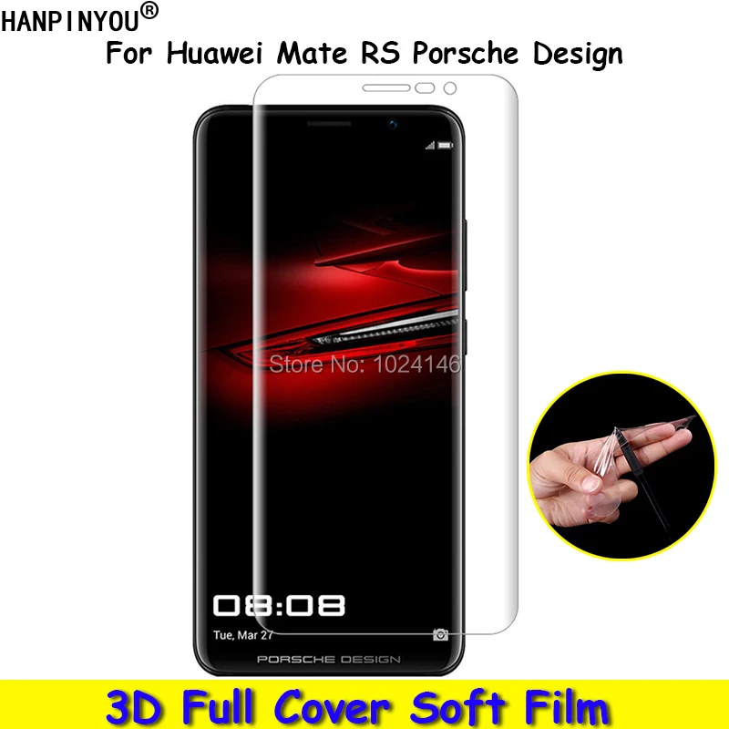 Защитная пленка для Huawei Mate RS Мягкая изогнутая 3D экрана не закаленное стекло 6 0