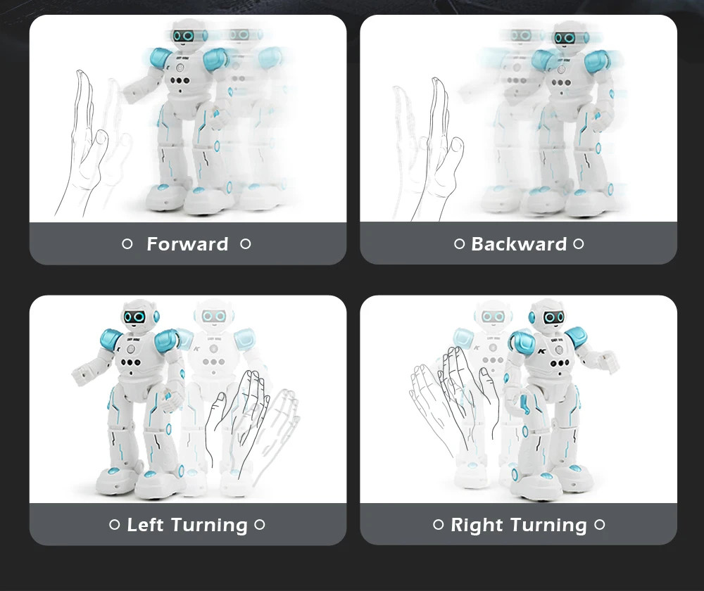 JJRC R11(R2 модернизированный) 1 Cady Wike робот датчик жестов Smart Touch управление песня танцевальная фигурка игрушки для детей детский подарок